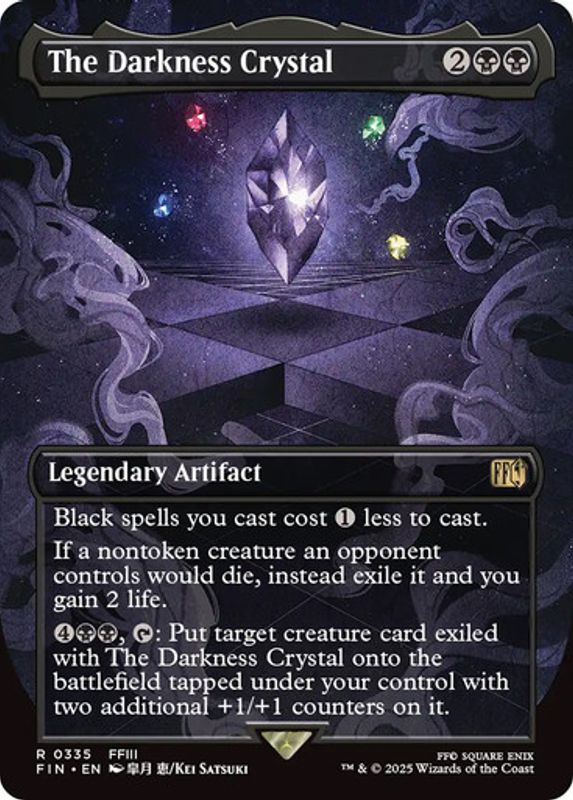 The Darkness Crystal (Borderless) (Foil)
